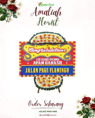 Bunga Papan Congratulation di Bongsari
